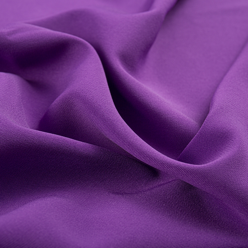 HY070 Corcra inneach síoda ilchodach stráice 2/2 fabraic éadaí twill