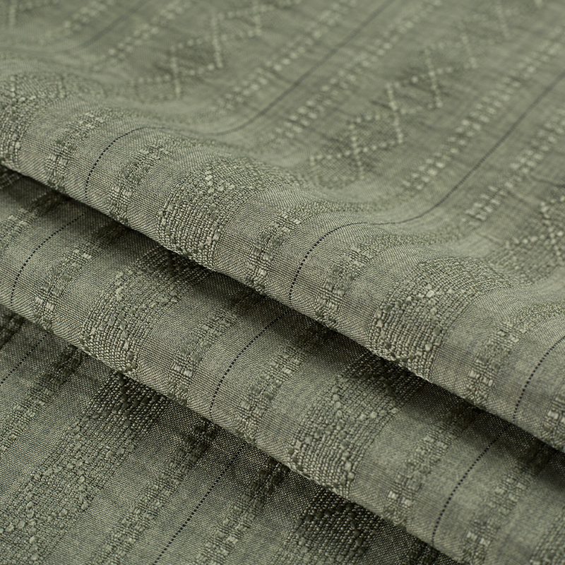 HY556- Dubh 136GSM 100%P Dubh Diamond Stripe Fabraic Lyocell