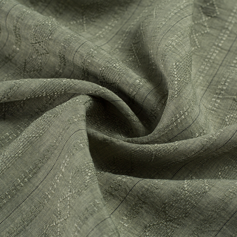 HY556- Dubh 136GSM 100%P Dubh Diamond Stripe Fabraic Lyocell